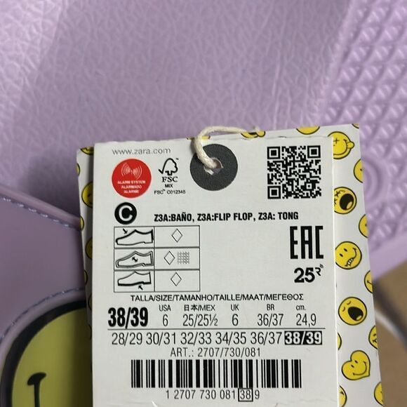 ZARA Kids | Lilac | SMILEYWORLD ® SLIDE SANDALS - Picture 5 of 5
